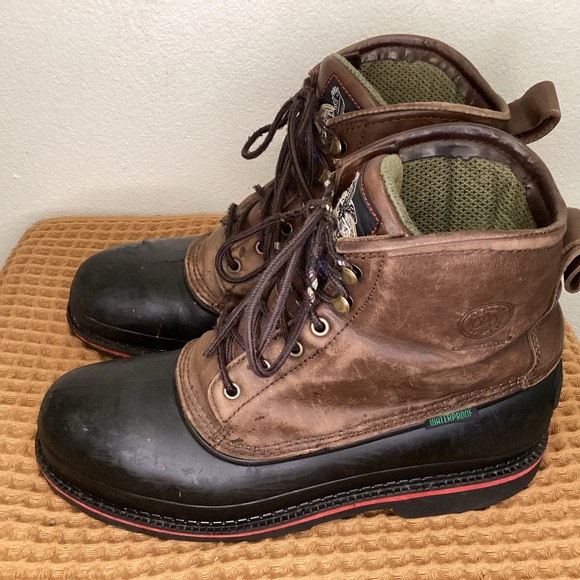 GEORGIA BOOT MUDDOG WATERPROOF Men’s Sz 12M STEEL TOE 6...